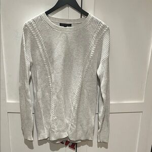 Banana Republic Cream Cable Knit Sweater